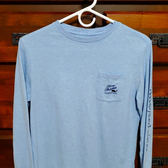 Vineyard Vines Merry Christmas Pocket T-shirt - Picture 4 of 9